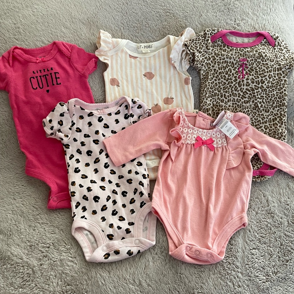 Newborn-3 Month Onesies Multi-Brand